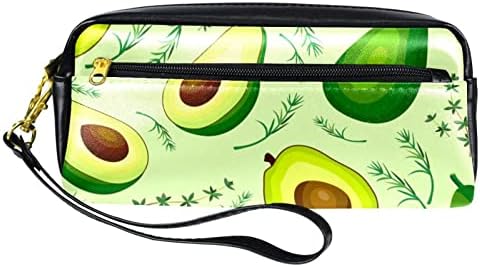 Tbouobt kozmetičke torbe za šminke za žene, male šminkerne torbice za šminku, crtani avokado zeleni