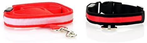 SigurnostVital LED petlja za kućne ljubimce i ovratnik za pse Crveno mali