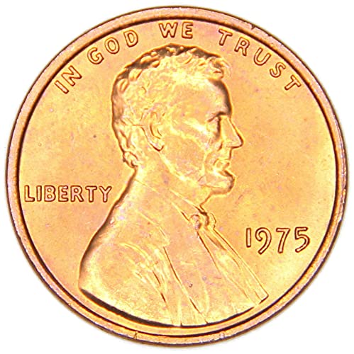 1975 P Lincoln Memorial Penny Neprirugirana američka menta