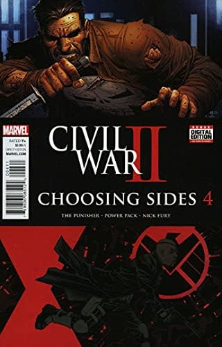 Drugi građanski rat: odabir Strana 4 VF ; Marvel comic book