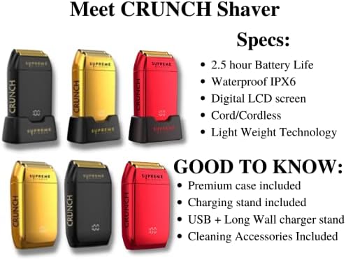 Supreme trimer Barber frizura Kit za šišanje & amp; folija za brijanje - profesionalni muški brijač i muške
