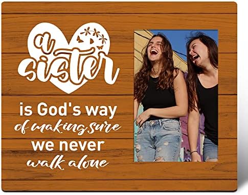 Sestra Frame Pokloni od sestre, sestra je Božji način vozača sigurni da nikada ne hodamo sami, rođendan