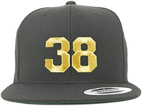 Trendy Prodavnica Odjeće Broj 38 Zlatna Nit Sa Ravnim Novčanicama Snapback Bejzbol Kapa