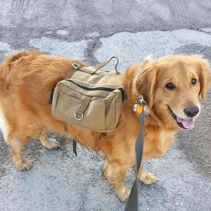 VVVSO vanjski pas sa sedla torbi za putovanja Veliki psi platneni ruksak kamp bager