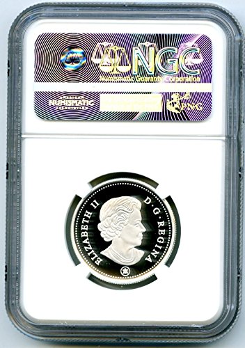 2017 Canada Silver Proof 150. godišnjica 50 Cent grb .9999 Fino prvo izdaje pola dolara PF70 NGC ucam