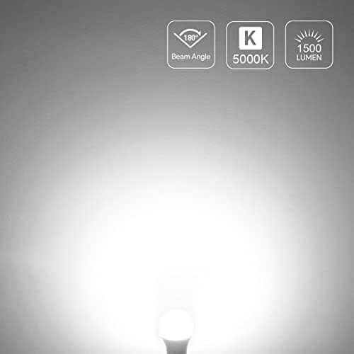 Bundle-2 stavke: A19 E26 1500 lumena Daylight White LED Sijalice & 2 paket GU10 Smart LED Sijalice