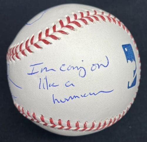 Trevor Hoffman Halls Bells Stat potpisan bejzbol JSA svjedok - autogramirani bejzbol