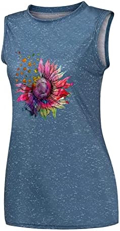 Yubnlvae bluze za žene četvrtasti vrat štampani trendi Casual ljetni Retro kratki rukavi prozračni duksevi labavi kroj