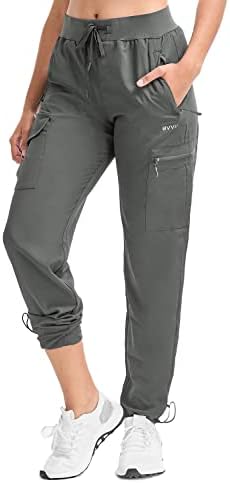 BVVU ženski teretni joggeri lagane suho planinarske hlače na otvorenom vodootporne atletske vježbe hlače