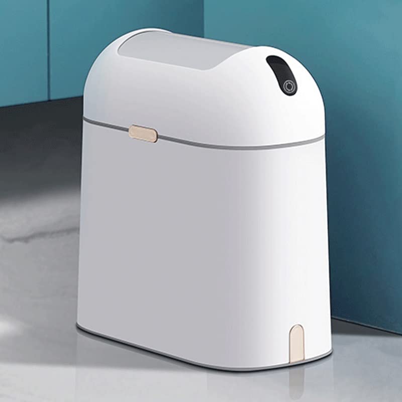 XDCHLK pametna kanta za smeće za kupatilo Automatski električni indukcijski kanti za smeće sa poklopcem kante za senzor velikih kapaciteta za domaćinstvo