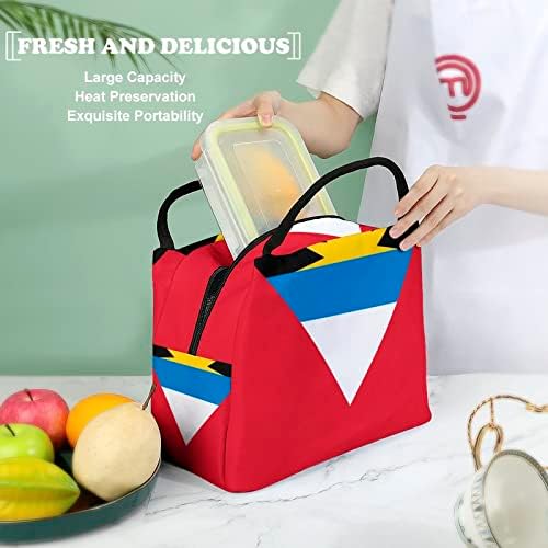 Izolovana torba za ručak za žene i muškarce za višekratnu upotrebu kutija za ručak modna torba za ručak za piknik
