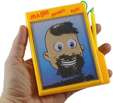 Set od 12 doodle momak - Dodajte kosu i kosu za licu - magnetska kosa smiješna lica momak Skica Doodle Pad