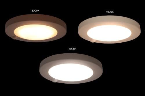 HOMEnhancements LED-DL80565-WH-PIR 7.875 integrisano LED svjetlo za disk aktivirano pokretom W / promjenjiva