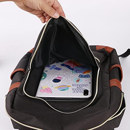 Xikemadi Vintage Slim Laptop ruksak vodootporan putnički ruksak, tinejdžeri dječaci djevojke elegantne školske torbe za knjige