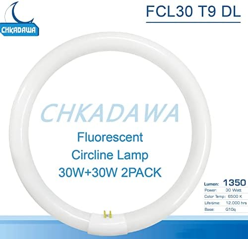 CHKADAWA Fcl30 fluorescentna kružna sijalica, 9-inčna T9 30w FC9T9 cijev kružne lampe zamjena za stari okrugli