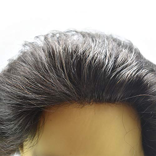 Perike za muškarce za zamjenu kose Fine Mono čipke muške perike prirodne kose NPU monofilamentne perike za ljudsku kosu