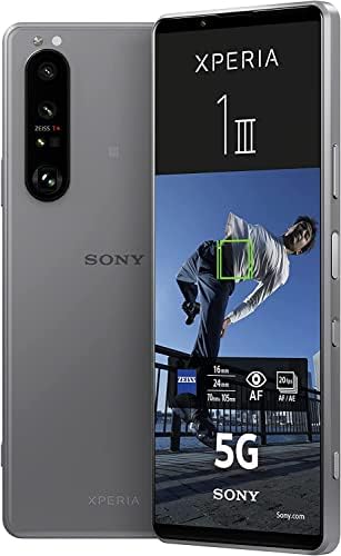 Sony Xperia 1 III XQ-BC72 5G Dual 512GB 12GB Tvornica RAM-a Otključana međunarodna verzija - smrznuta siva