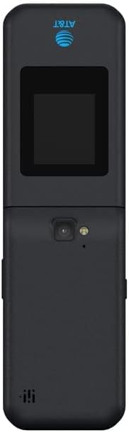 AT & T Cingular Flex 4G LTE Flip telefon ATEA211101, 4GB, drveni ugljen, nosač zaključan na & t siva