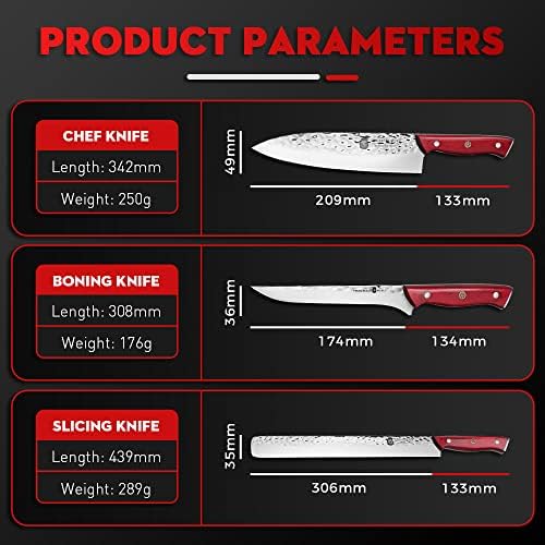 VG10 CHEF nož japanska, 12-inčna profesionalna kuhinja kuhalica kuharskih noža oštar kovani vinski nož od