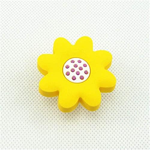 BOSUGE Exquisite knob，žuta mekana gumena dugmad komoda povlači dečije dugme za zaštitu dece meka ručka za