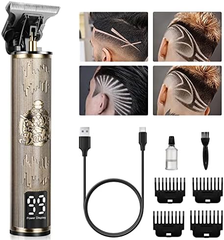 Profesionalni Akumulatorski trimer za kosu, električni trimer za bradu, bežični trimer sa nula otvora, mašine