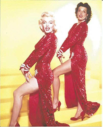 Marilyn Monroe Jane Russell crvene haljine u gospodi preferiraju plavuše - 8x10 Promo Photo 004