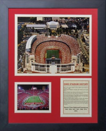 Ohio State Buckeyes Horseshoe stadion kolekcionarski | uokvireni Photo Collage Wall Art Decor-12 & 34;