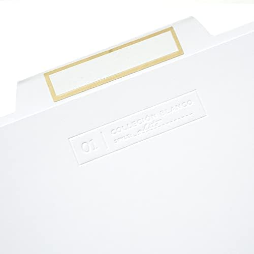Russell+Hazel White file Folders, uključuje Foiled oznake, 12 Count 11.75x 9.75