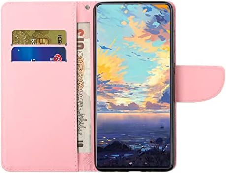 IMIRST futrola za telefon Galaxy S22 Ultra torbica za novčanik obojena PU kožna Folio Flip futrola sa utorima