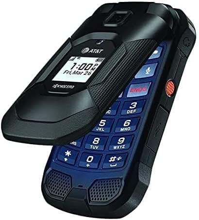 Kyocera Duraxe E4830 EPIC AT & T Flip Smart Phone 16GB Čvrsti PTT Wi-Fi LTE crni