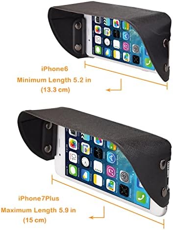 Tfy Universal Phone sun Shade & amp; Glare vizir štit kompatibilan sa iPhone 14/13 / 12/11 / XS / XR / 8