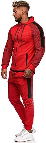 Muška odjeća za 2 komada trenerke za trenerke sa patentnim zatvaračima Sport Jogging Hlače setovi Ležerni atletski odijelo dugačkoj dugim korijen