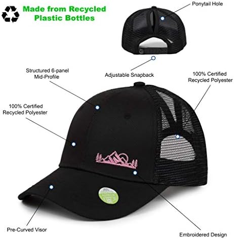 Ecofera ženski ekološki pogodan kapu za popravke kape za bejzbol kamiondžija