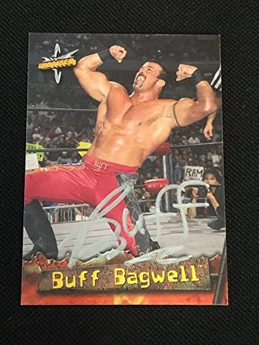 BUFL BAGWELL 1999 TOPPS WCW reljefne hrvanje potpisano autogramiranoj kartici - autogramene fotografije