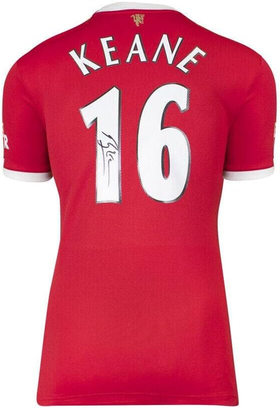 Roy Keane potpisao majicu Manchester - 2021-22, dom, broj 16 - nogometni dresovi sa autografijom
