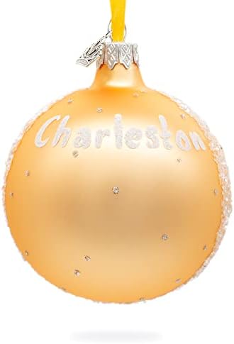 Joe Riley Waterfront Park, Charleston, Južna Karolina, SAD Glass Ball Božić Ornament 3.25 inča