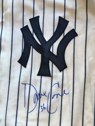 David Cone potpisana igra izdanje 1996. Tagged Hawlings Yankees dres Auto agent COA - autogramirani MLB