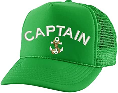 ALLNTRENDS kapetan vezeni kamionski šešir Podesiva kapa za vezenje čamca ljetna kapa za plažu