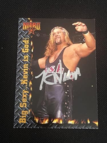 Kevin NASH 1999 TOPPS WCW / NWO Nitro Hrvanje potpisano autogramiranu karticu - autogramirane hrvanje fotografija