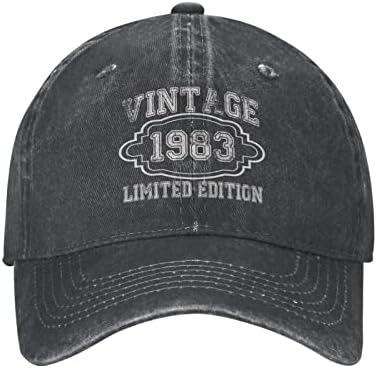 40 godina vintage 1983 ograničena kapa za izdanje za odrasle 40. rođendan tata šešira muškarci