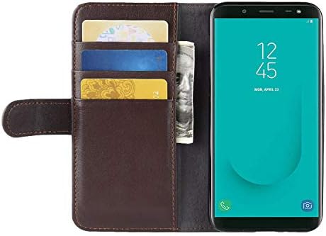 HualuBro Samsung Galaxy S23 Plus Case, od prave kože Magnetic Shockproof Book Wallet Folio Flip Case Cover