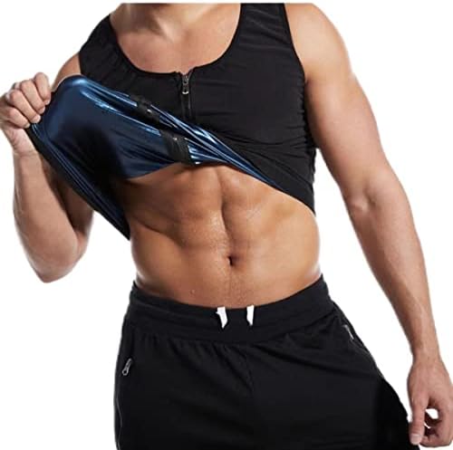 AvCity muški sportski prsluk znoja temanski kontrolni korzet znojni odijelo sportske fitness masti korzet
