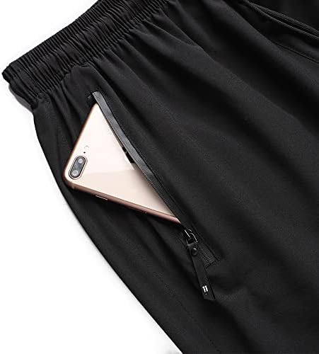 Zooyung Boys Trkene kratke hlače Brze suho lagane atletske kratke hlače sa džepovima sa patentnim zatvaračem