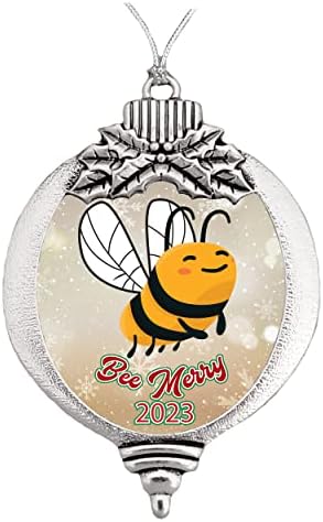 Bumble Bee sretan poklon Božić Ornament odaberite snjegović pahuljica ili sijalica