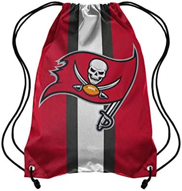 Forever kolekcionarstvo NFL Tampa Bay Buccaneers Team Stripe Drawstring ruksak Torbateam Stripe Drawstring