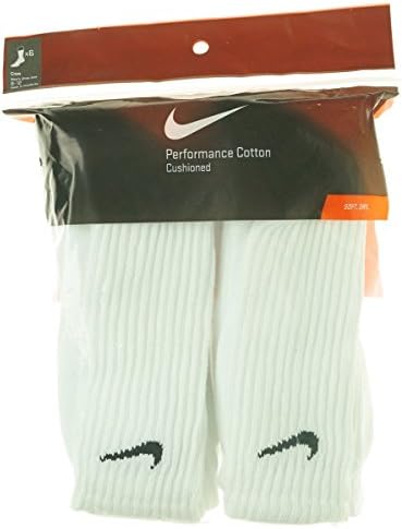 Nike muške performanse pamučne čarape za posadu, 6 para velikih šest pakovanja