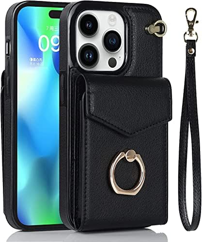 HEPUP torbica za novčanik za iPhone 14/14 Plus / 14 Pro/14 Pro Max, vrhunska kožna preklopna futrola sa
