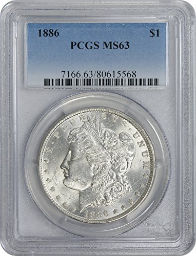 1886-P Morgan Dollar, MS63, PCGS