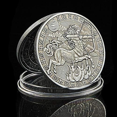 Archer Sagittarius Silver Coin Niue 12 Sazviježđa reljefni sagittarius kovanica
