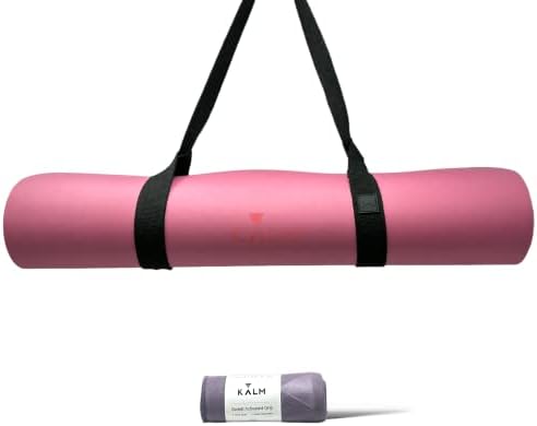 KALM Manifest Yoga Mat 4.5 mm debljine Neklizajući ekološki napravljen od prirodne gume za najbolje prianjanje i odlična podrška protiv klizanja za Pilates fitnes linije za idealne vježbe